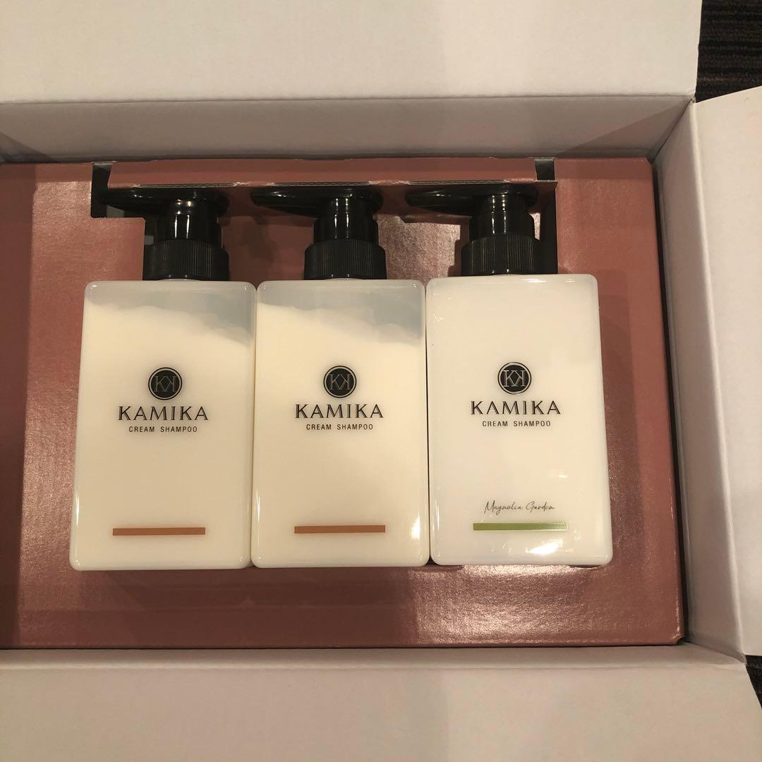 新品　KAMIKA クリームシャンプー　3本セット KAMIKA 公式 シャンプー カミカ 3本 クリームシャンプー 髪と頭皮を