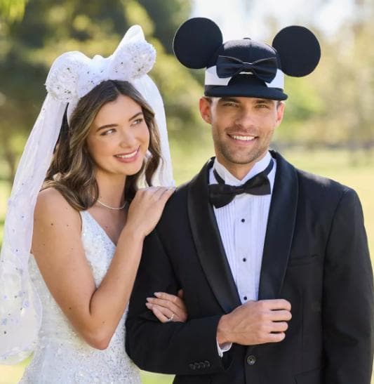 カリフォルニアディズニー【限定商品】ヴェラウォン ミッキー新郎 イヤーハット