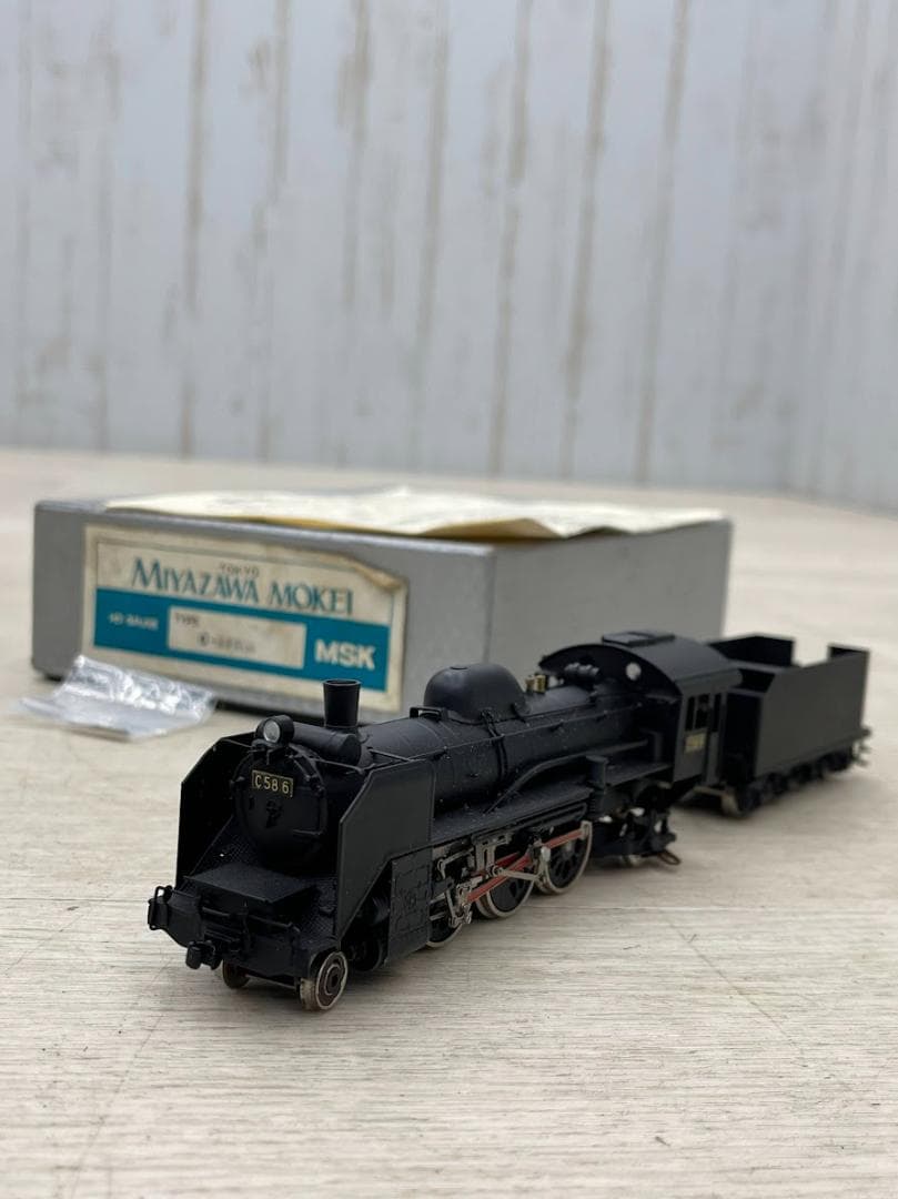 HOゲージ 宮沢模型 C58 蒸気機関車 完成品 箱入り 説明書 鉄道模型