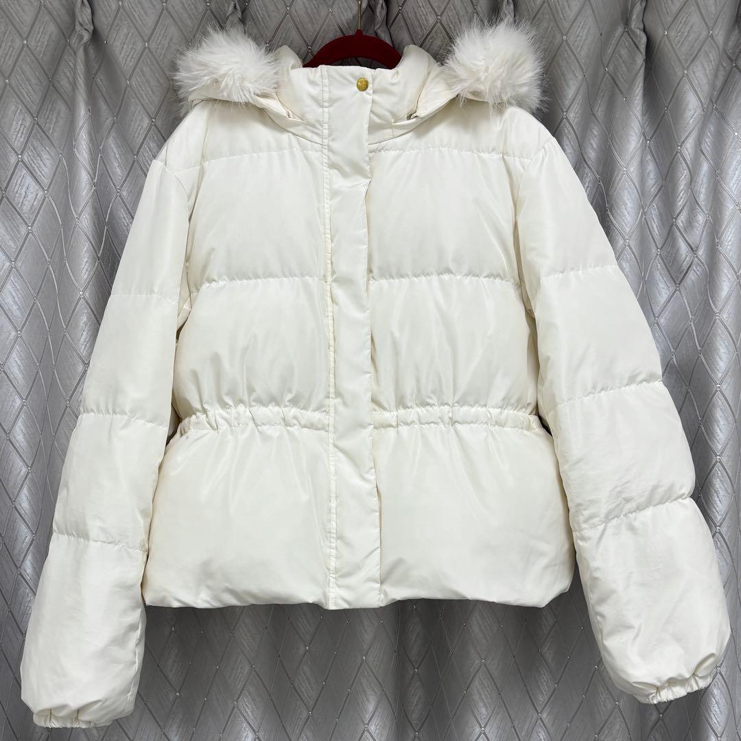 31 Sons de mode フードファー付ショートダウン アイボリー 38 31 Sons de mode｜2025秋冬新作 フードファー付ショートダウン