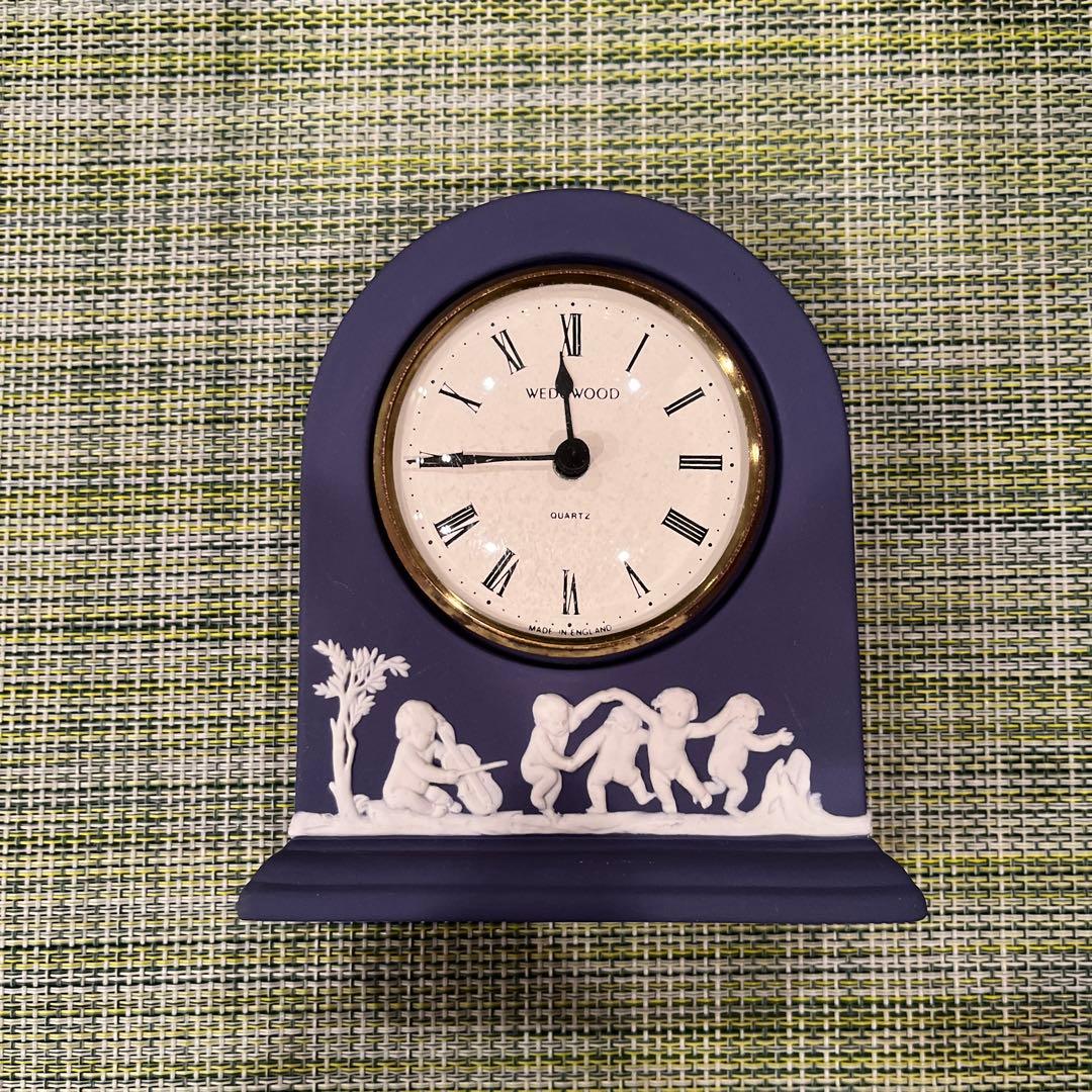 Wedgwood ジャスパー 置時計 ポーランドダークブルー - メルカリ