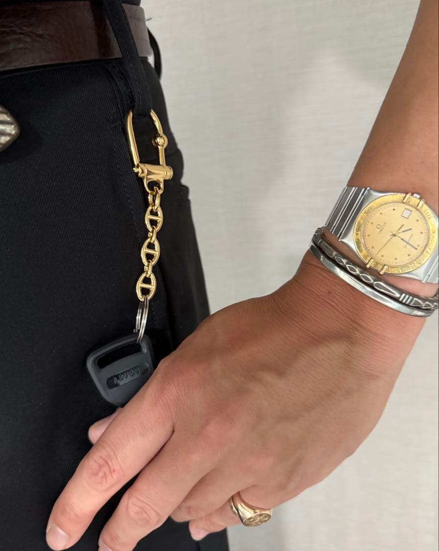 希少 OLD GUCCI シェーヌダンクル キーチェーン