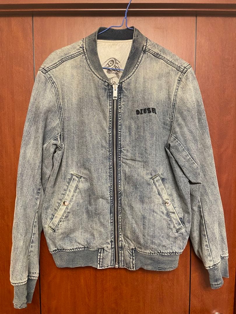 美品 diesel ディーゼル リバーシブル ジャケット スカジャン デニム