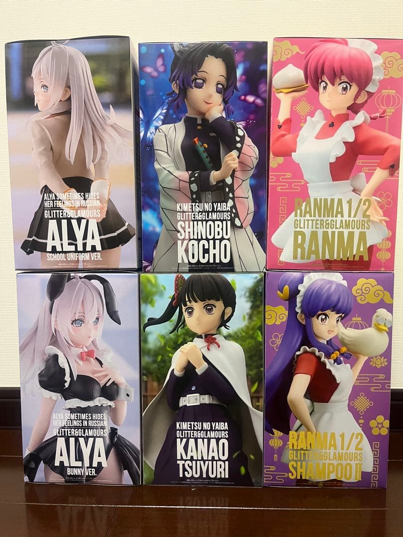 GLITTER & GLAMOURS フィギュア 6体セット - メルカリ
