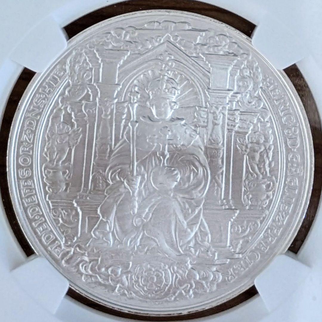 2024年 イギリス 1オンス 純銀 銀メダル「ヘンリー8世の国璽」silver