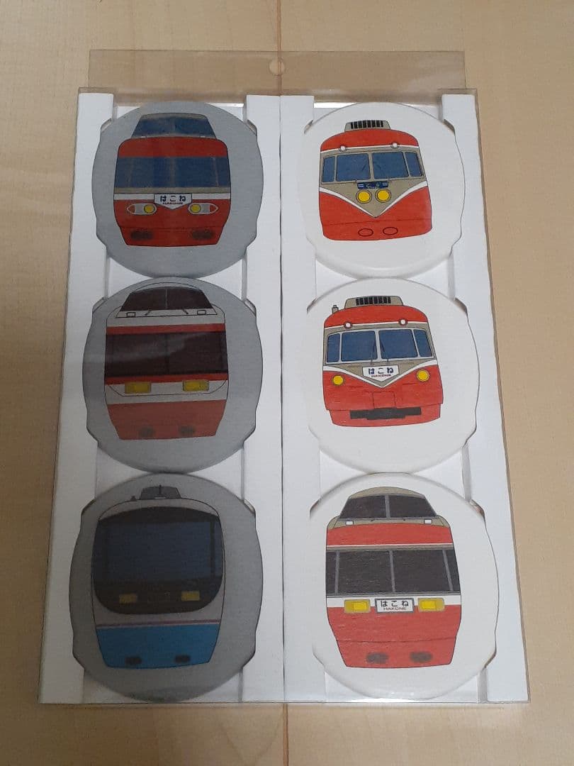 小田急電鉄 ロマンスカー柄珪藻土コースター 6種類セット