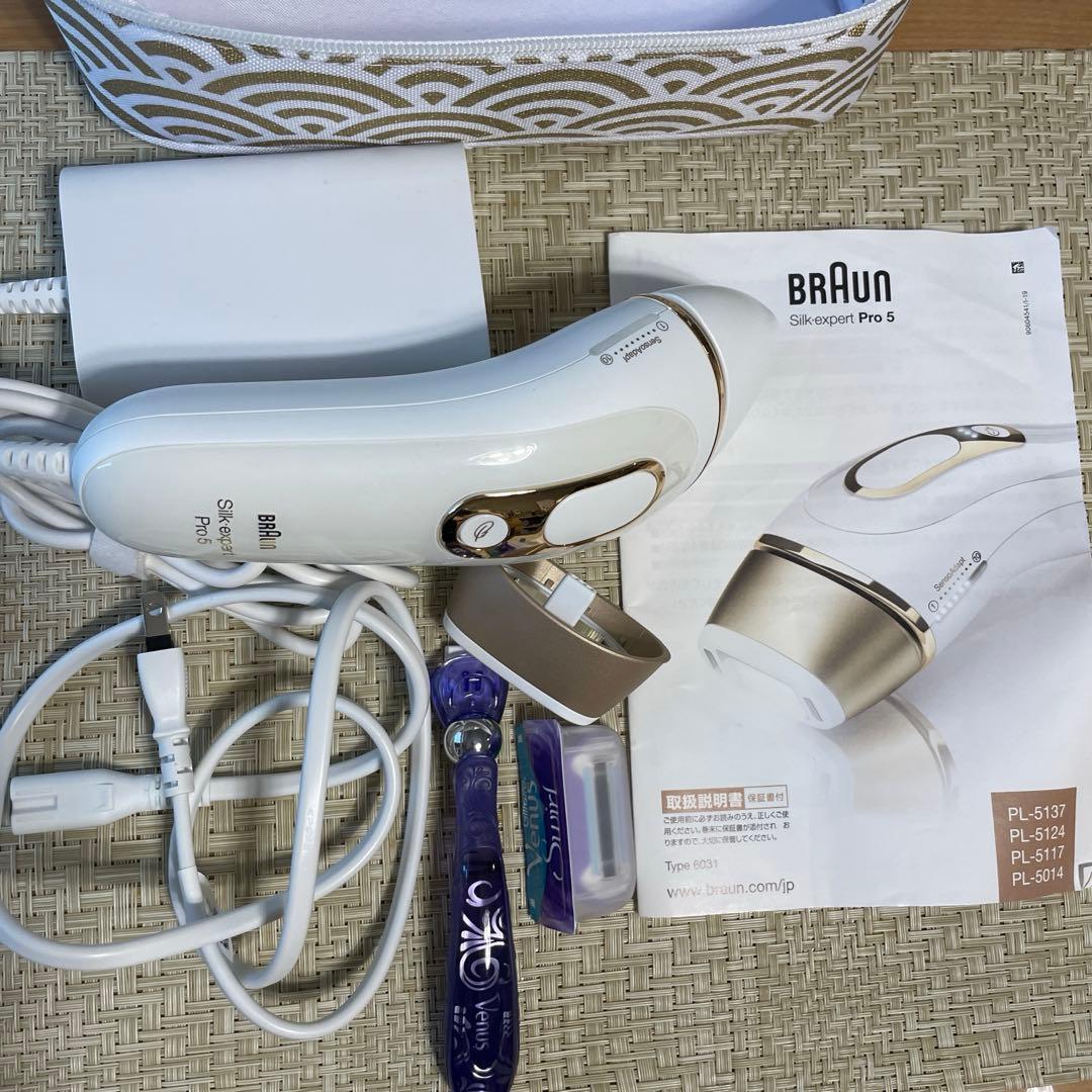 Braun Silk-expert Pro5 脱毛器（未使用ビーナス付）