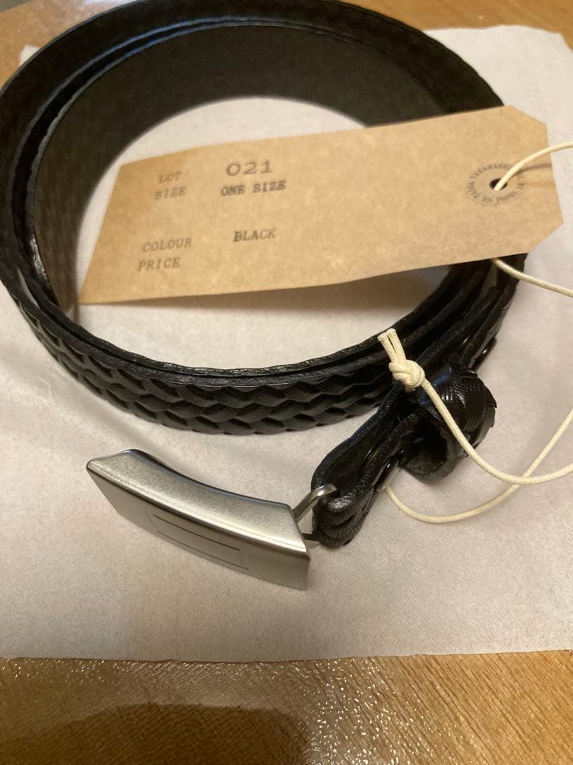 T.T タイガタカハシBasketweave Pattern Belt - メルカリ