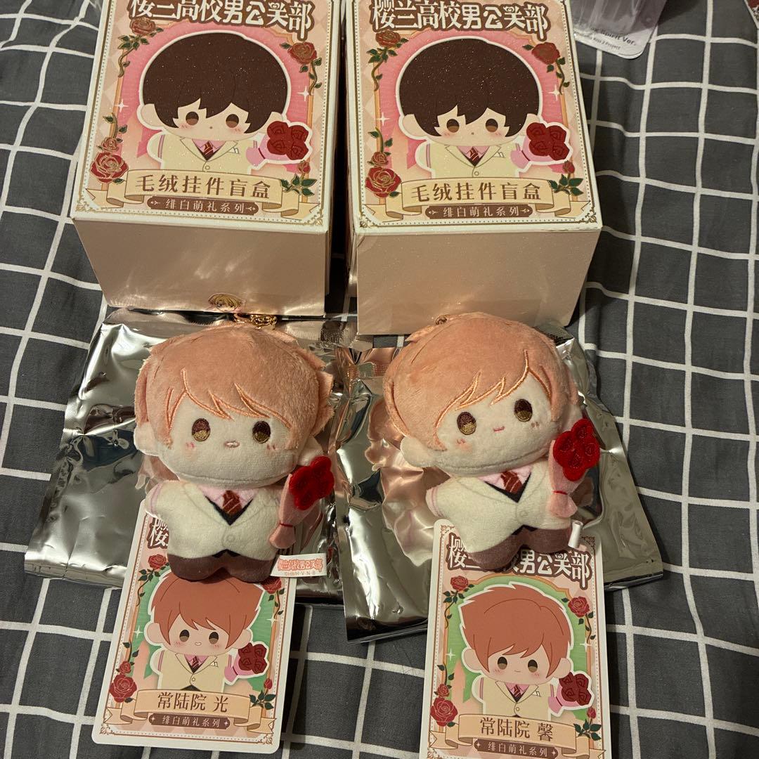 桜蘭高校ホスト部 中国限定 ぬいぐるみキーホルダー 常陸院馨 常陸院光