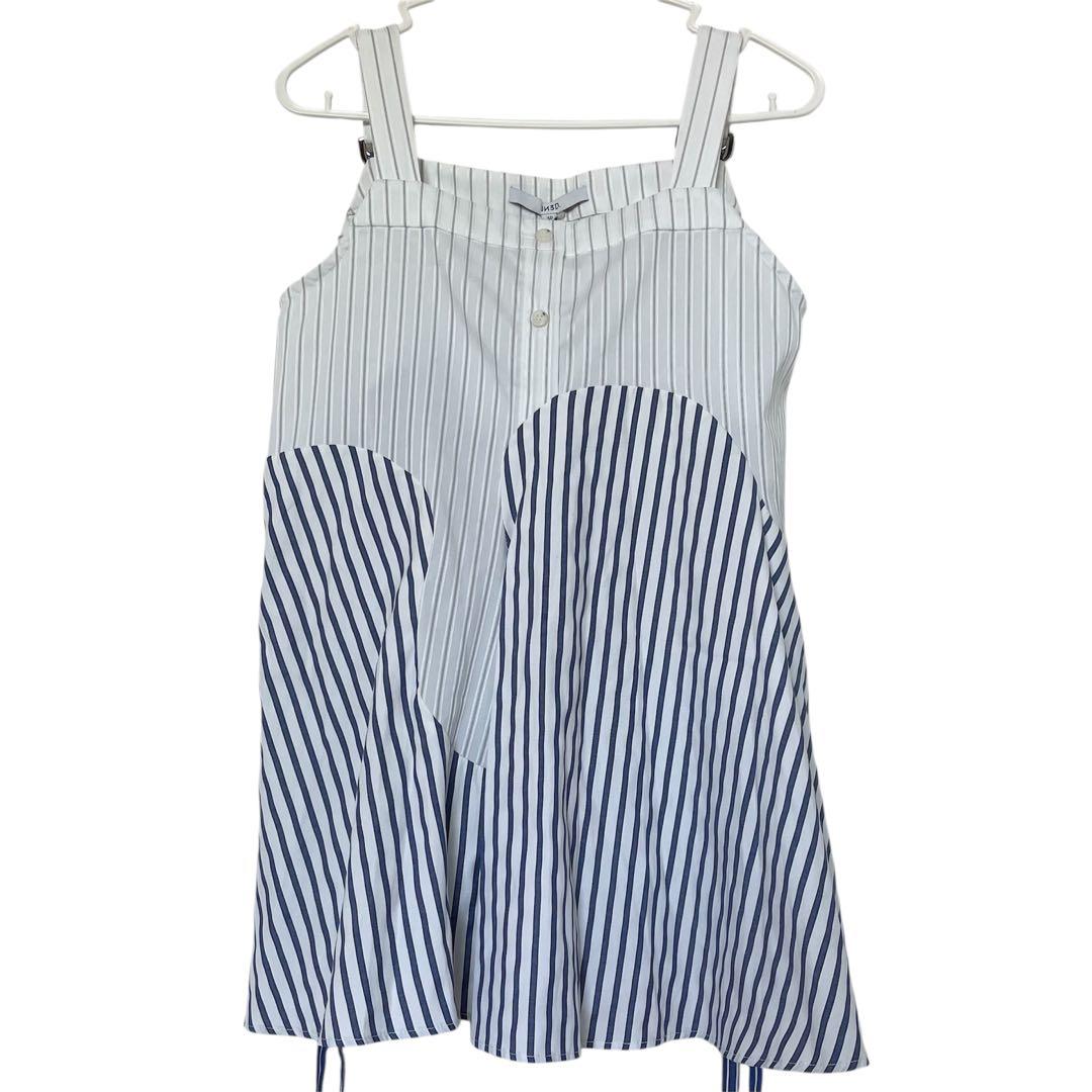 【新品未使用タグ付】un3d. WAVE LINE GATHERCAMISOLE