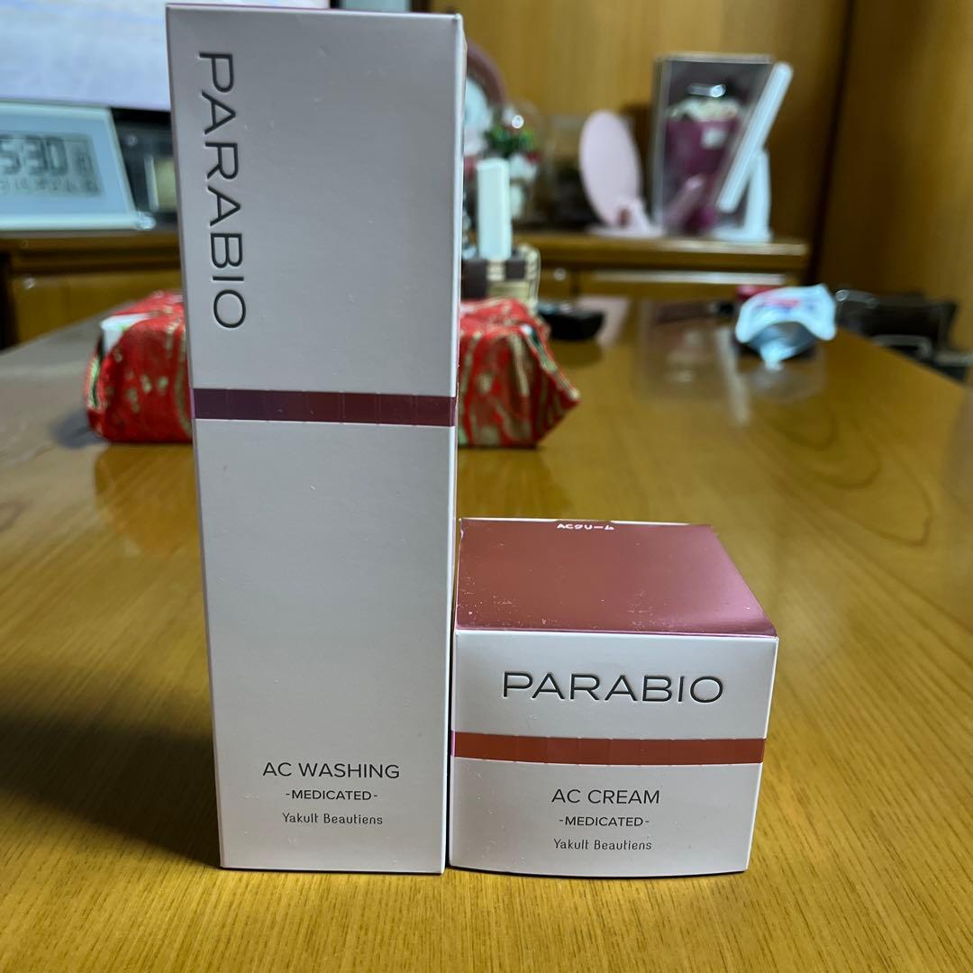 PARABIO AC WASHING & CREAM セット パラビオ ACセット 1週間おためし体感 【美容液おためしサンプル