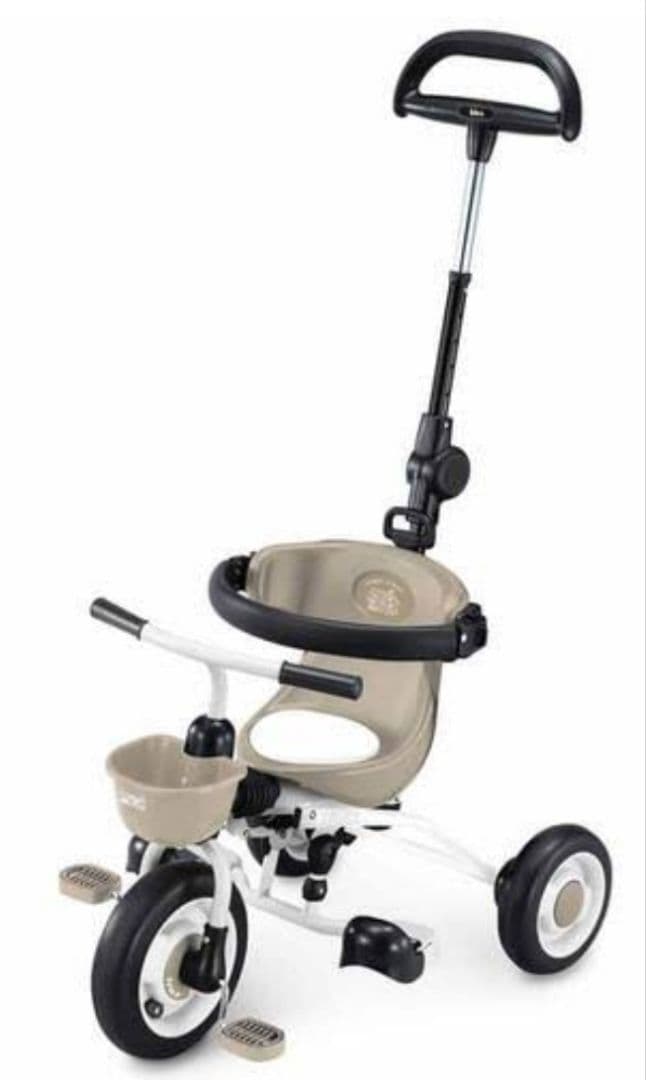 ides 折りたたみおさんぽコンポ 折りたたみ三輪車 ベージュ - メルカリ