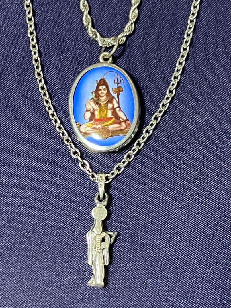 藤井風 着用 ペンダント セット ネックレス オーム クリシュナ シヴァ