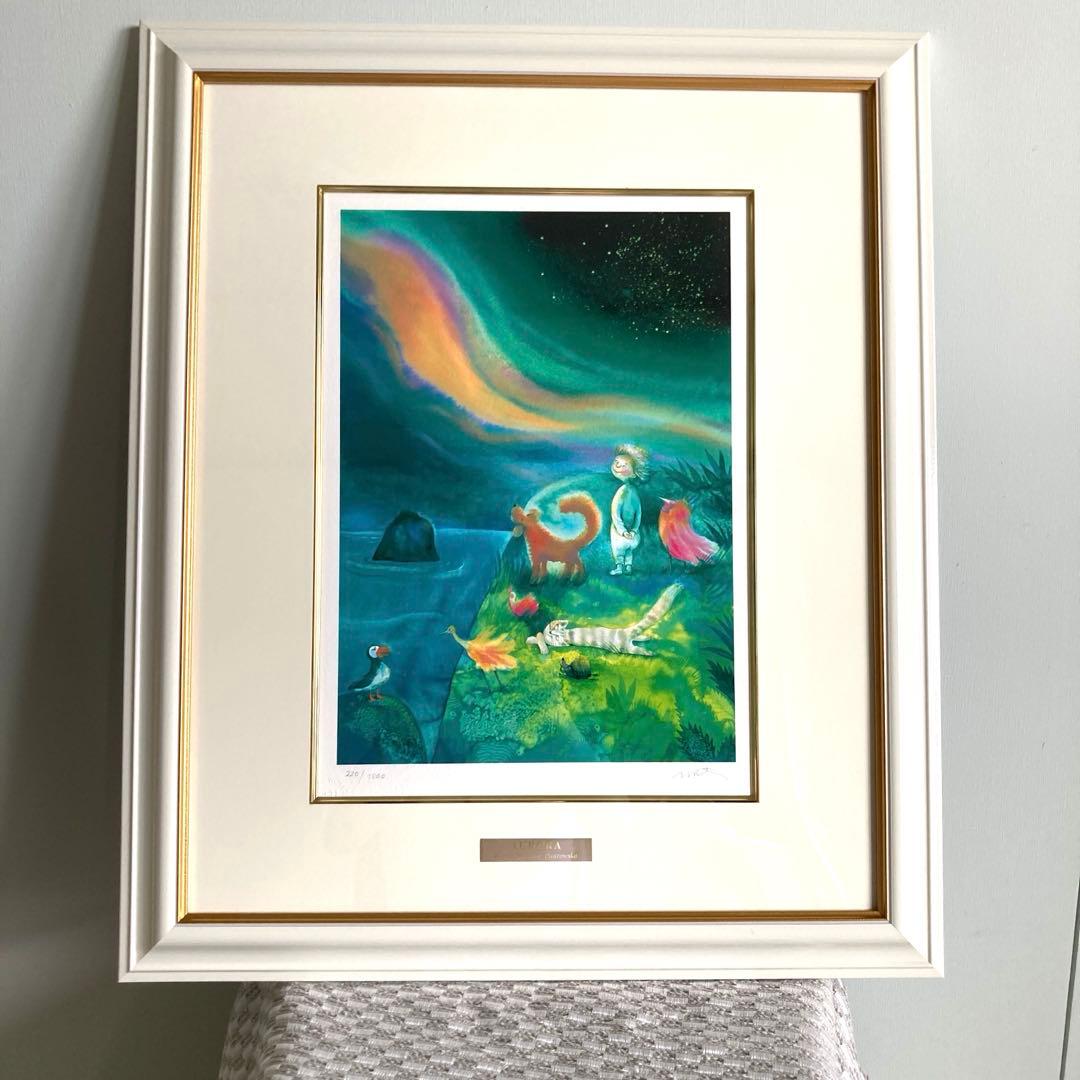 期間限定値下　AURORA 版画　絵画