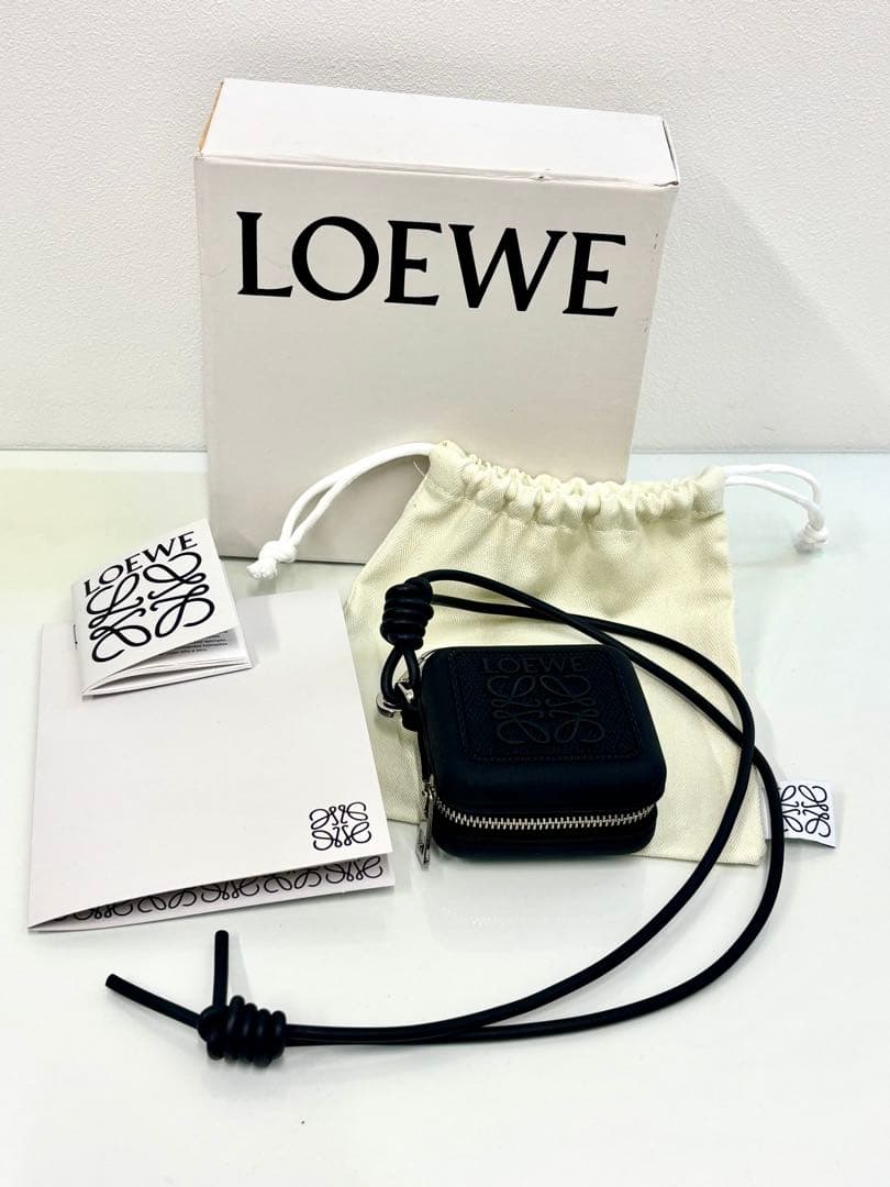 LOEWE モールド ケース ブラック MOLDED COIN CASE