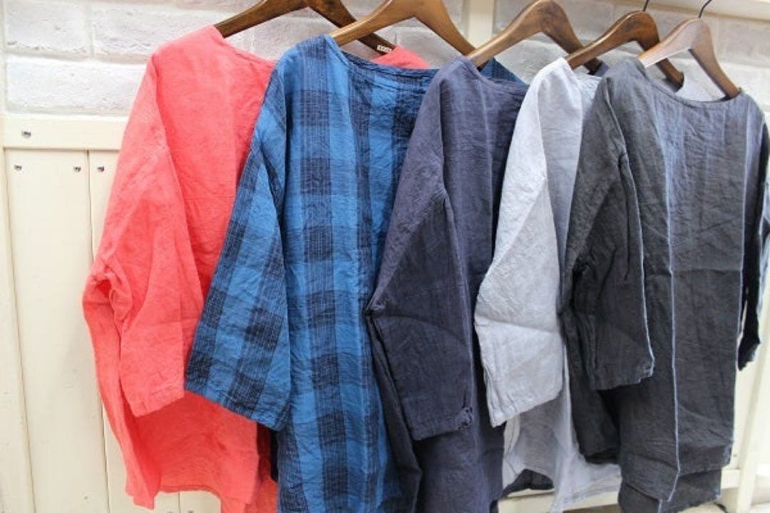 ヴェリテクール リネンチェックプルオーバー オールドマンズテーラー