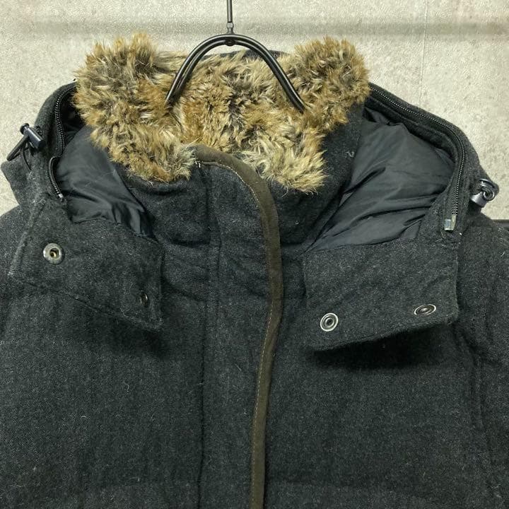 《US古着》ノースフェイス ダウンコート/ジャケット ロング丈 ロゴ刺繍