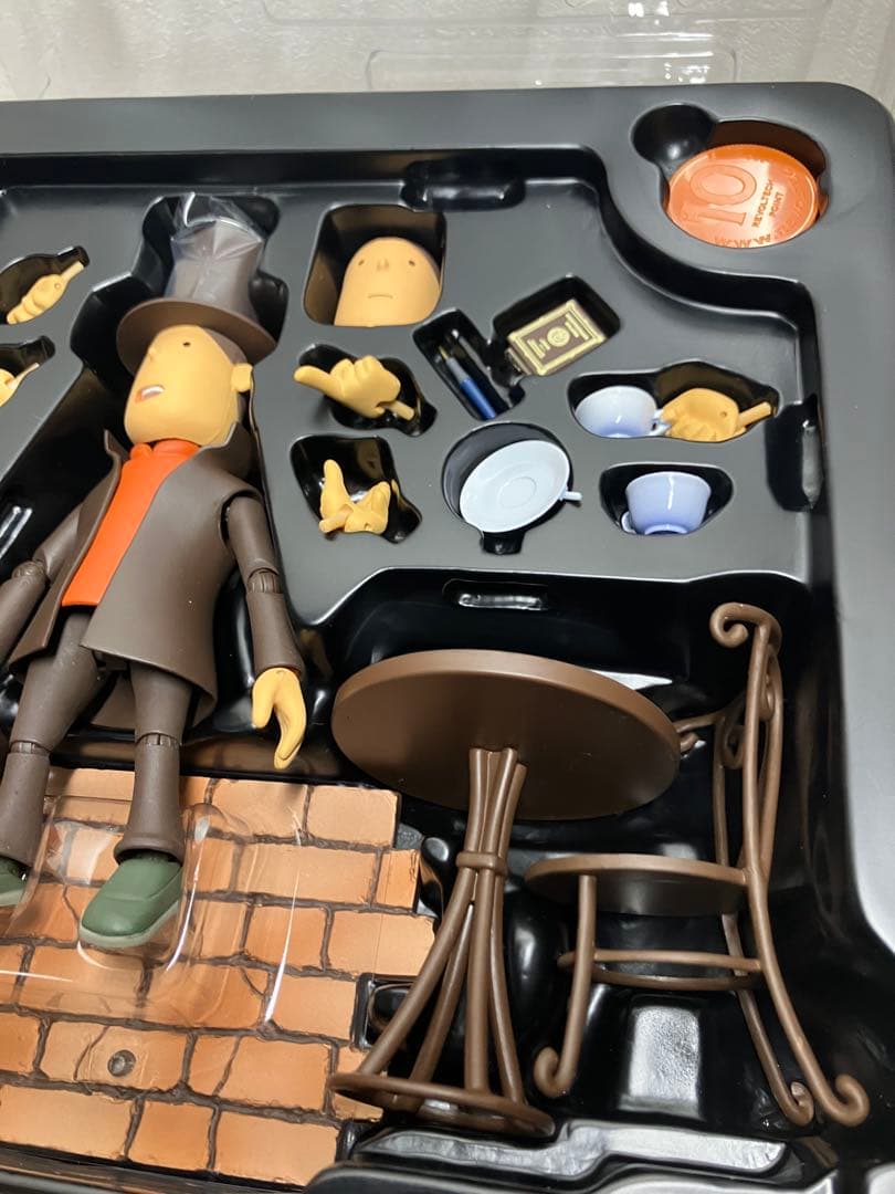 リボルテックヤマグチ No.086 レイトン教授 開封済 海洋堂