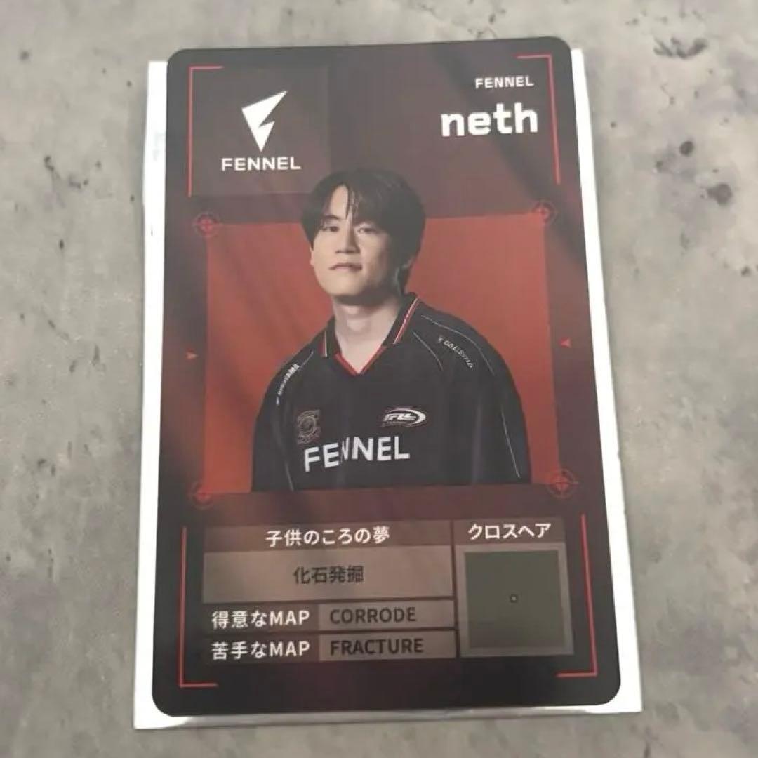 VCJ プレイヤーカード FENNEL neth VALORANT