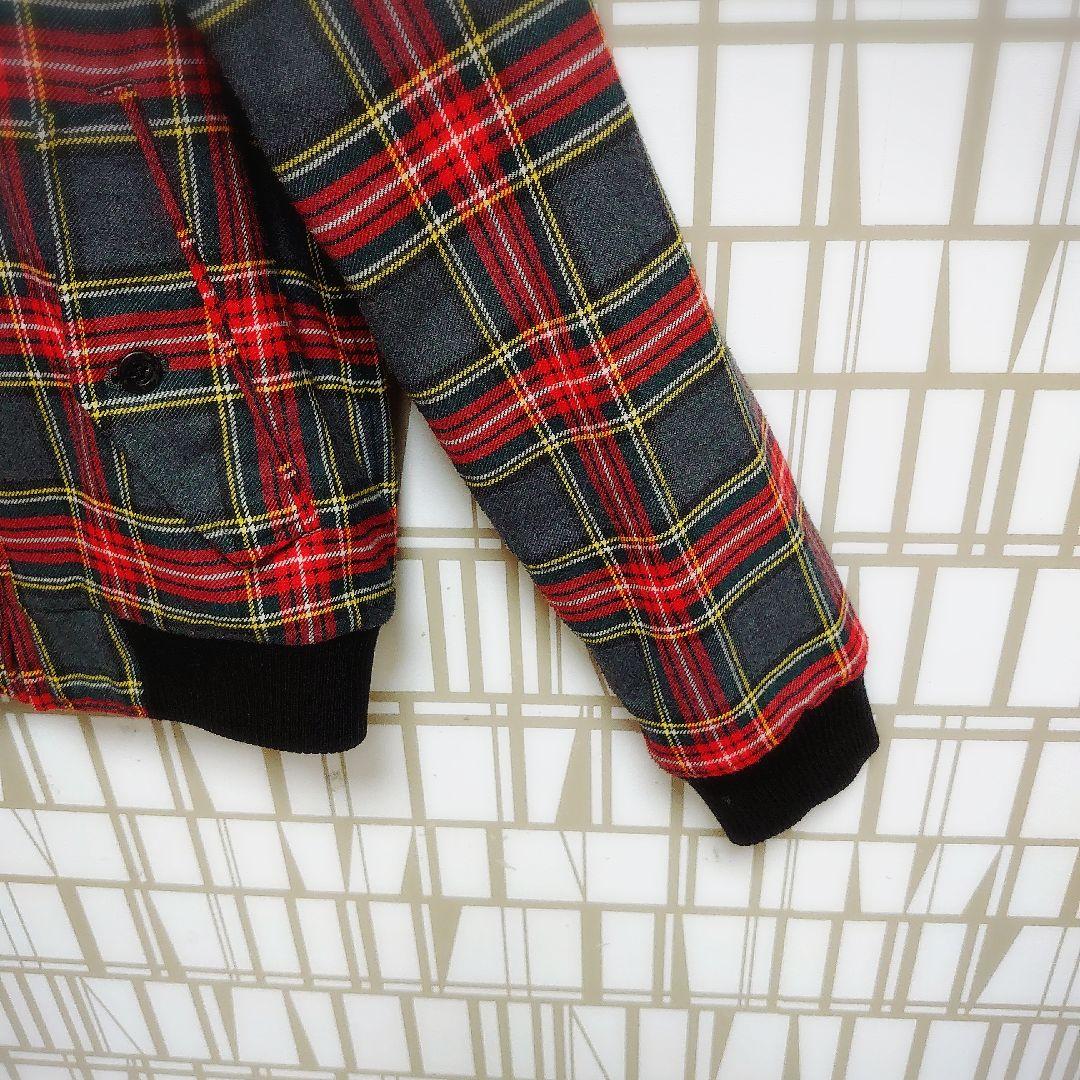 フレッドペリー キルティング 中綿 ジャケット リバーシブル チェック