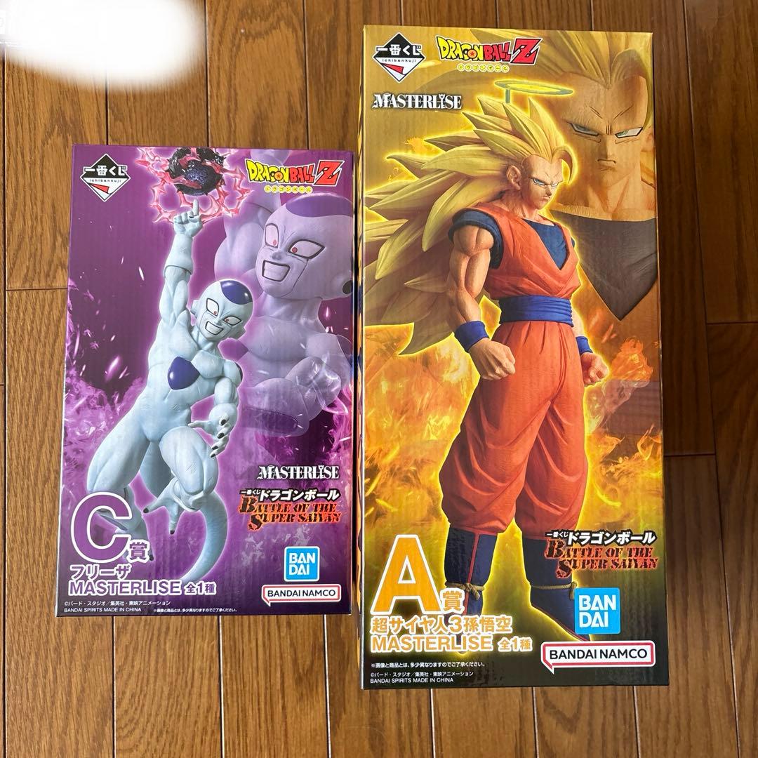 一番くじ ドラゴンボール A賞 超サイヤ人3孫悟空 、フリーザ　下位賞おまけ付き