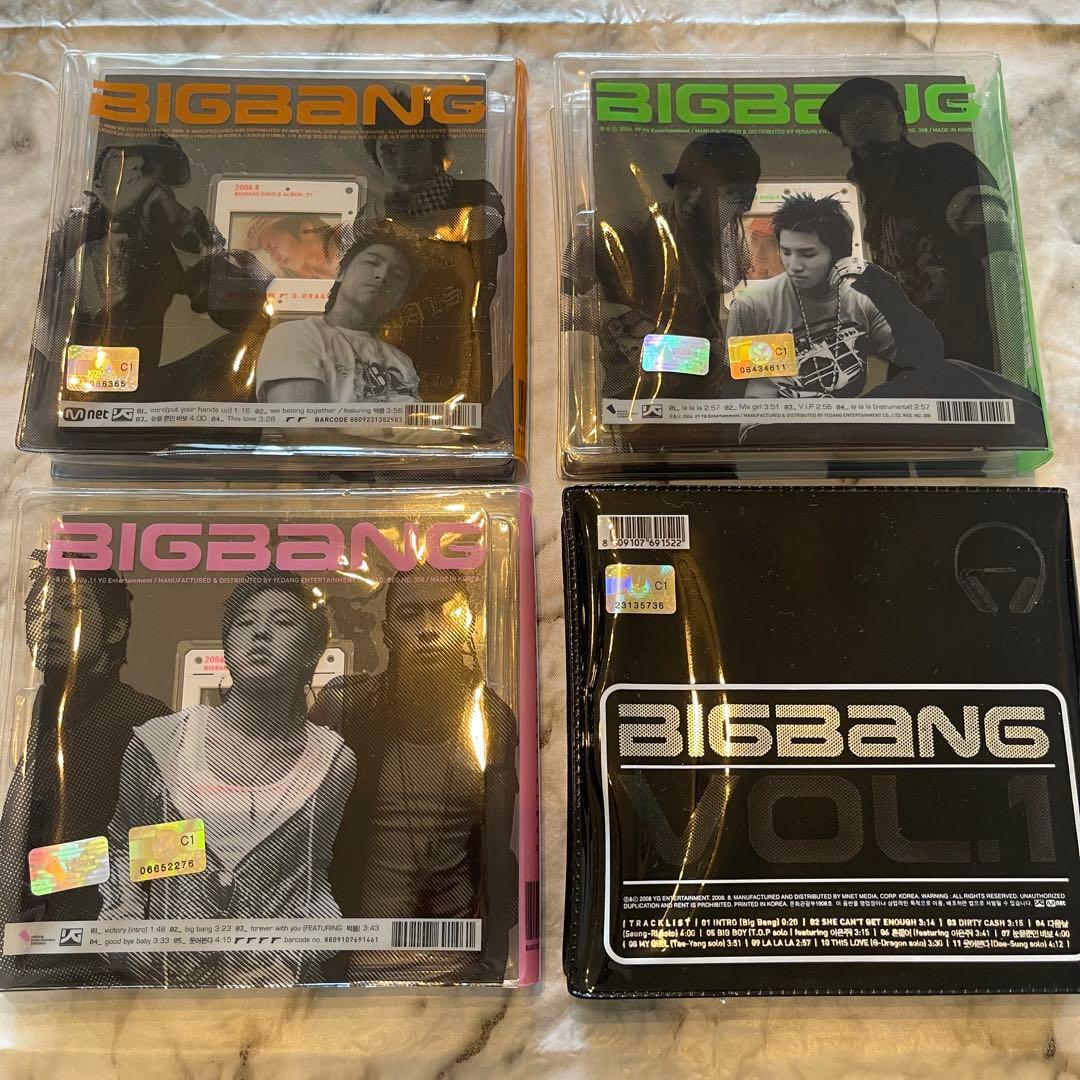 BIGBANG 1st 2nd 3rd シングル VOL.1 アルバム 激レア