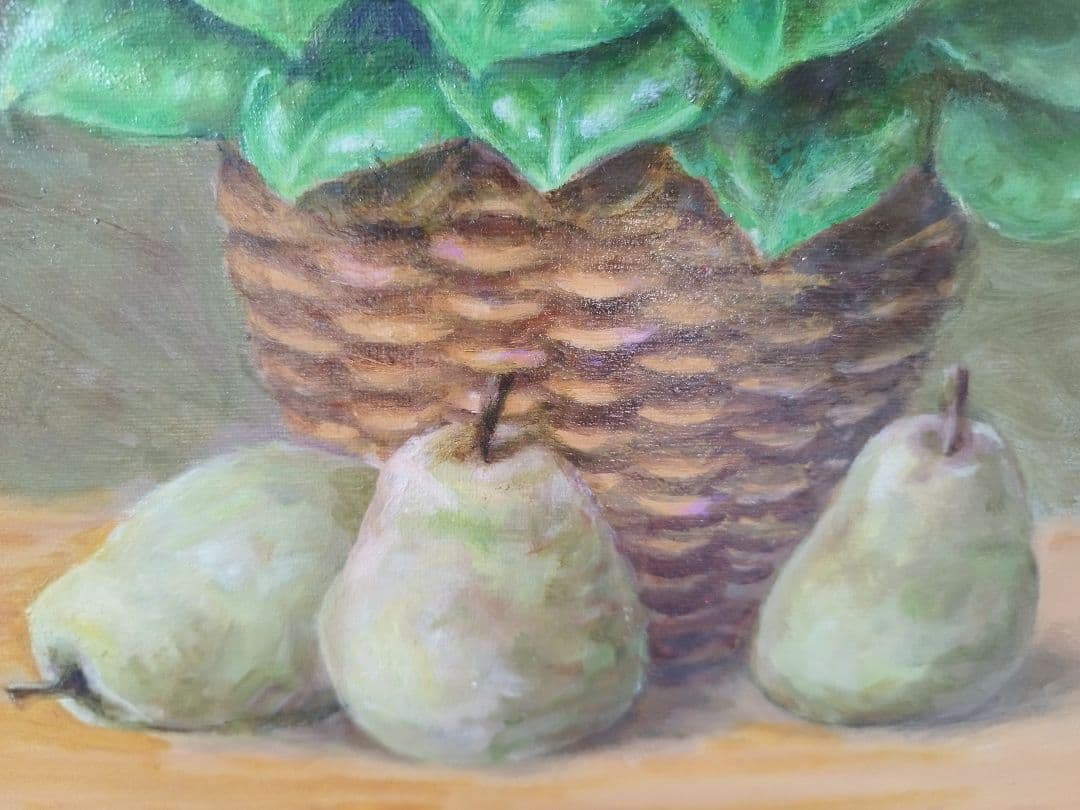 送料無料 絵画キャンパスF6号アーティストタイトル「不明」