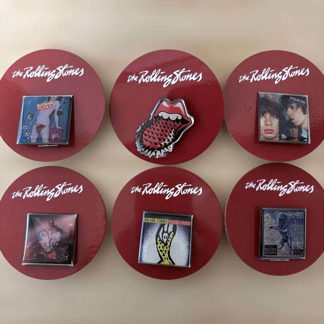 The Rolling Stones ピンバッジ 6個セット - メルカリ