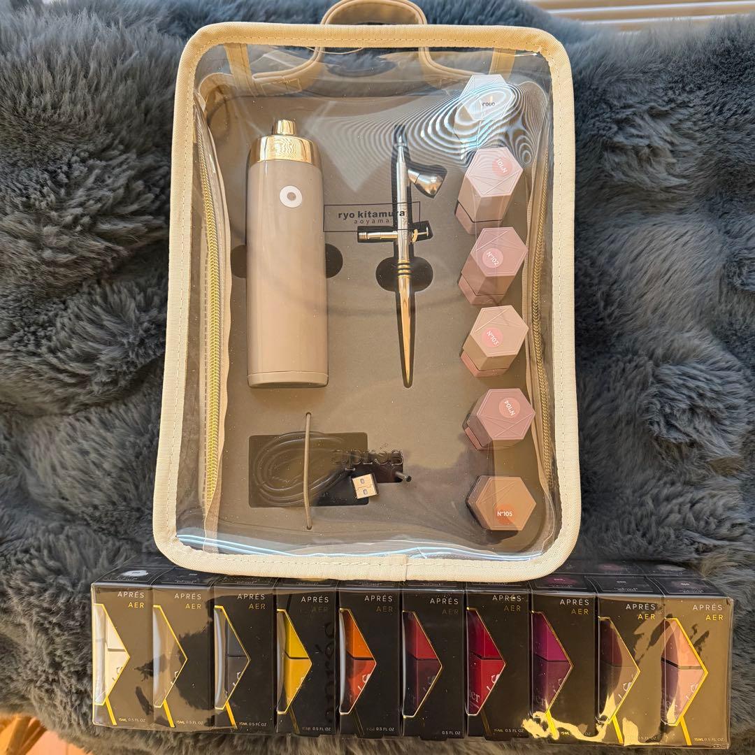 アプレ　エアブラシ　ryo kitamura × APRE'S エアジェル Aprés FAVORITE Gel Couleur | NAILEX