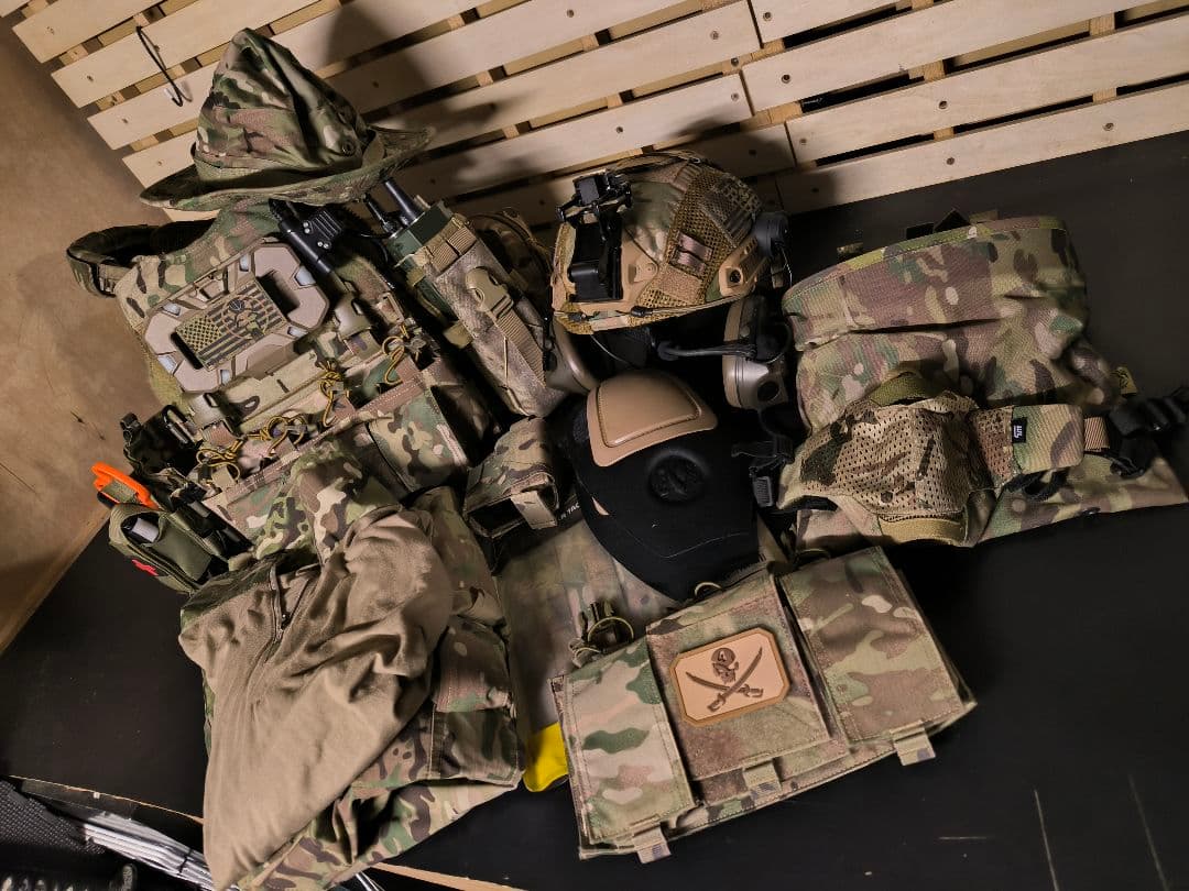 サバゲー　マルチカム　装備セット