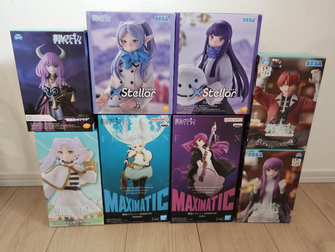 葬送のフリーレン フィギュア 8体セット フェルン シュタルク アウラ