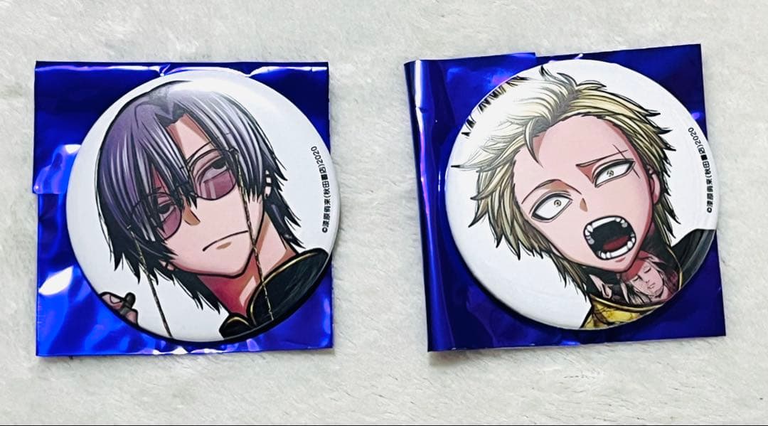 桃源暗鬼】コミケ 缶バッジ 朽森、百鬼 - メルカリ