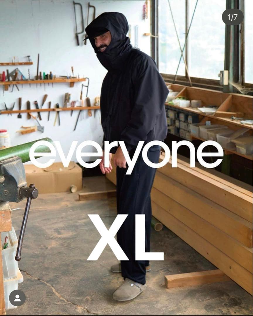 ぬ*ん様 everyone 3layer shell jacket XL everyone 3layer shell jacket (NAVY) | everyone