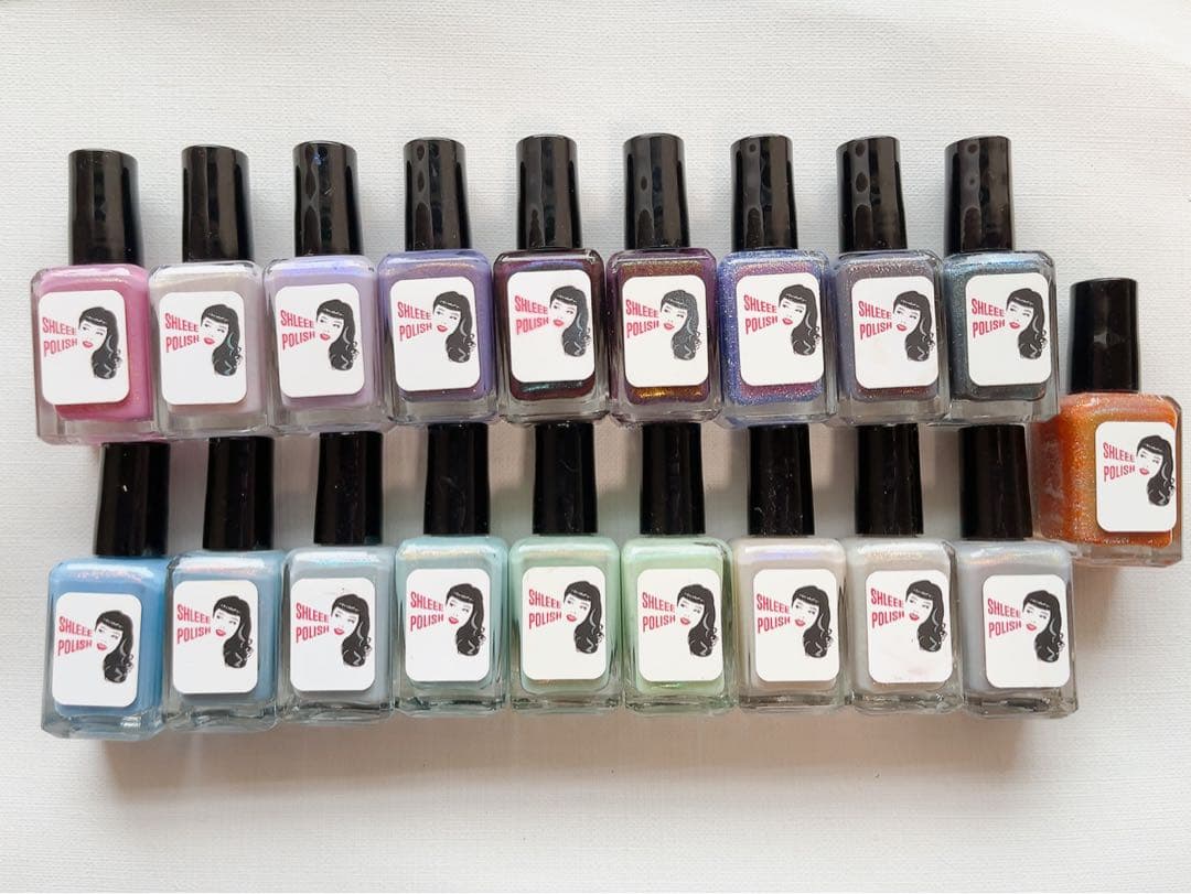 Shleee Polish ネイルポリッシュセット 19本　マニキュア 試してみた】Shleee Polish Shleee Polishの人気色・イエベブルベ別の