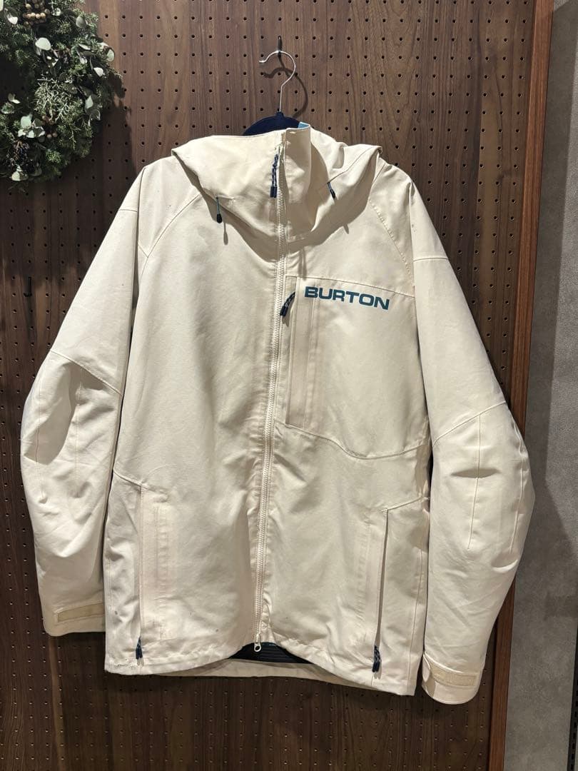 BURTON GORE-TEX スノーボードウェア アイボリー