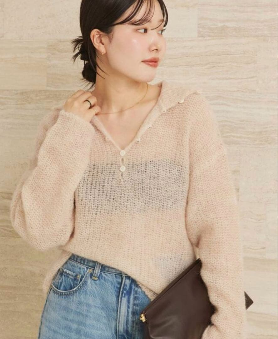 Plage 追加 ALPACA MIX BUTTON ニット 4 新品 タグ - メルカリ