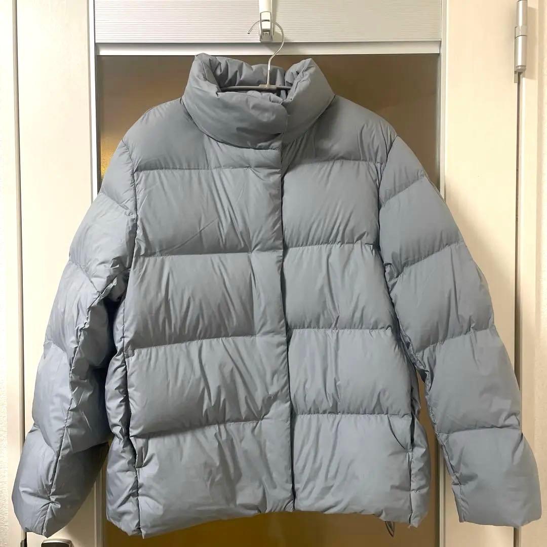 完売品】ユニクロ パウダーソフトダウンジャケット BLUE - メルカリ
