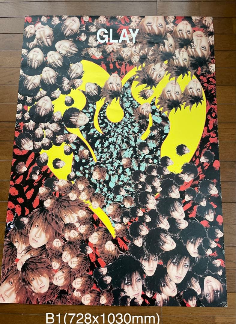GLAY ポスター横尾忠則デザイン激レアB1 (728x1030mm) 美術品 - メルカリ