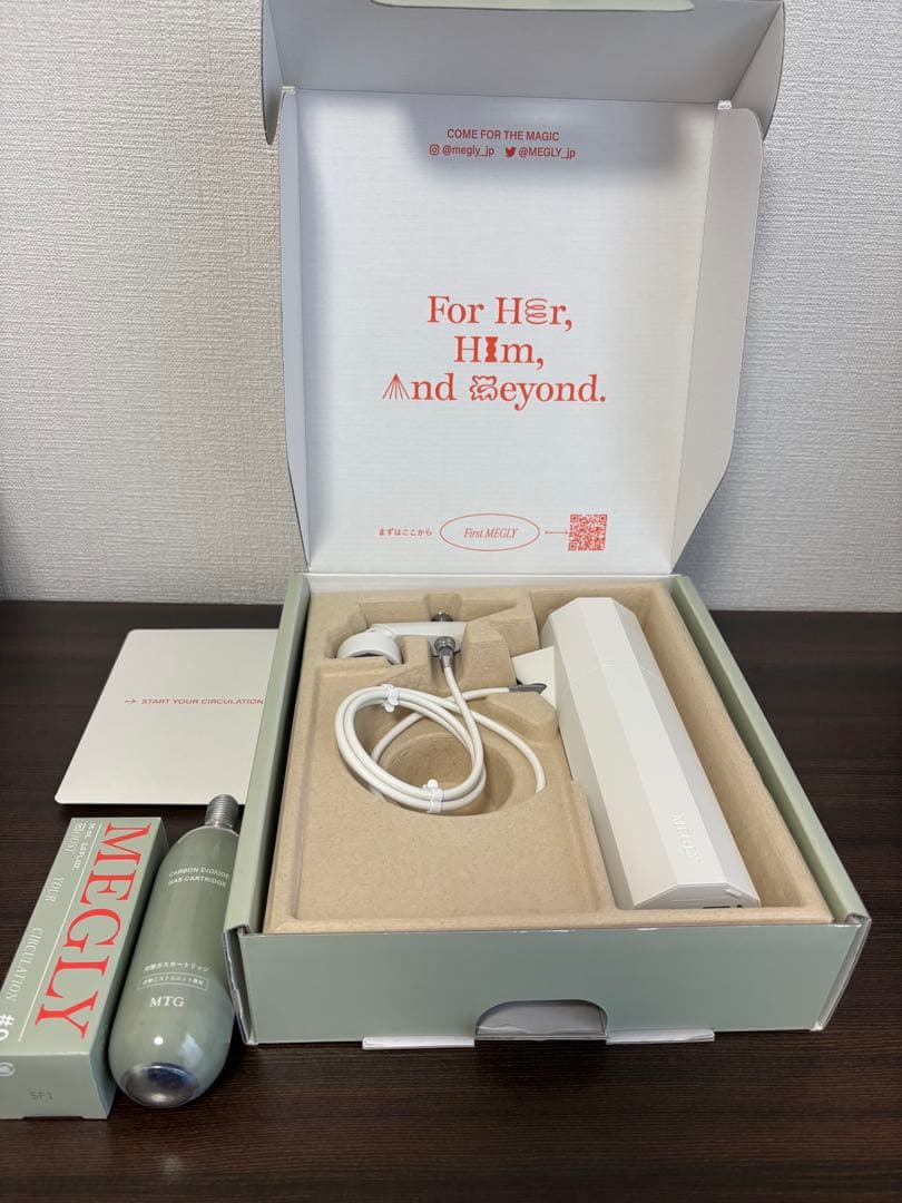 新品未使用！MEGLY 本体セット+炭酸ガスカートリッチ+メグリー#0 化粧水