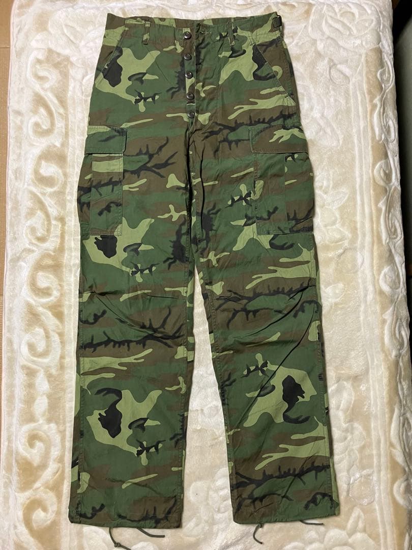 米軍実物　60's ジャングルファティーグ　ERDL ノンリップポプリン