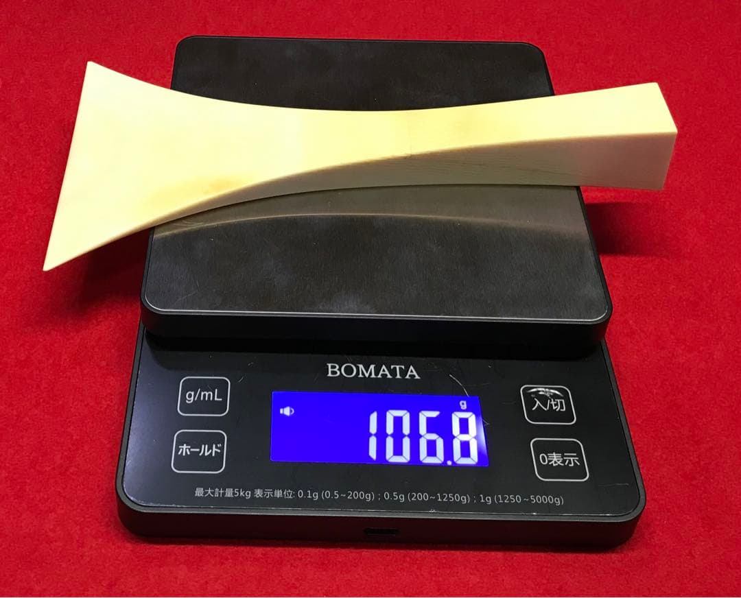 三味線撥74天然素材マンモス/三味線/弦楽器