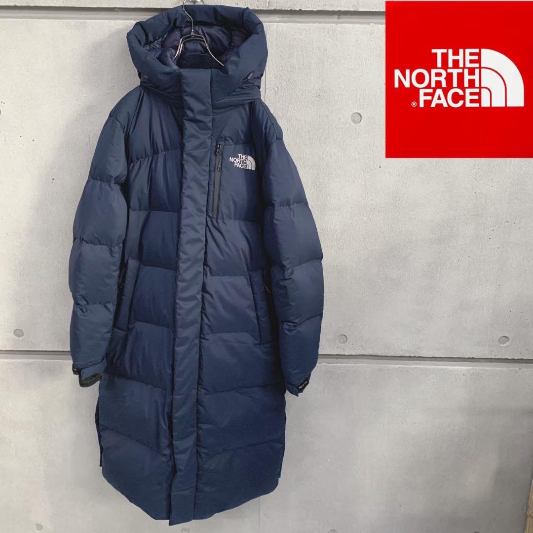 ノースフェイス ダウンコート ネイビー メンズL - メルカリ