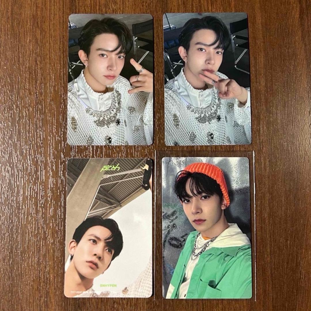 ENHYPEN 定め ヒスン トレカ ステッカー 4枚 - メルカリ