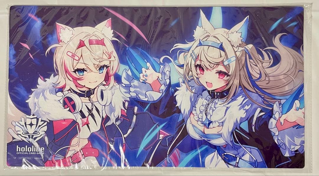 【未開封】ホロカ エントリーカップDX 景品 フワモコ プレイマット hololive OFFICIAL CARD GAME オフィシャルホロカケース vol.6
