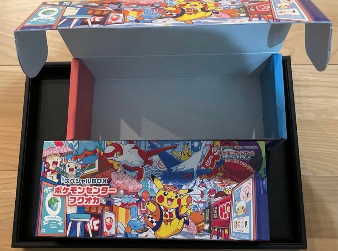 フクオカピカチュウ スペシャルbox ロングカードボックス×6箱 ポケモン