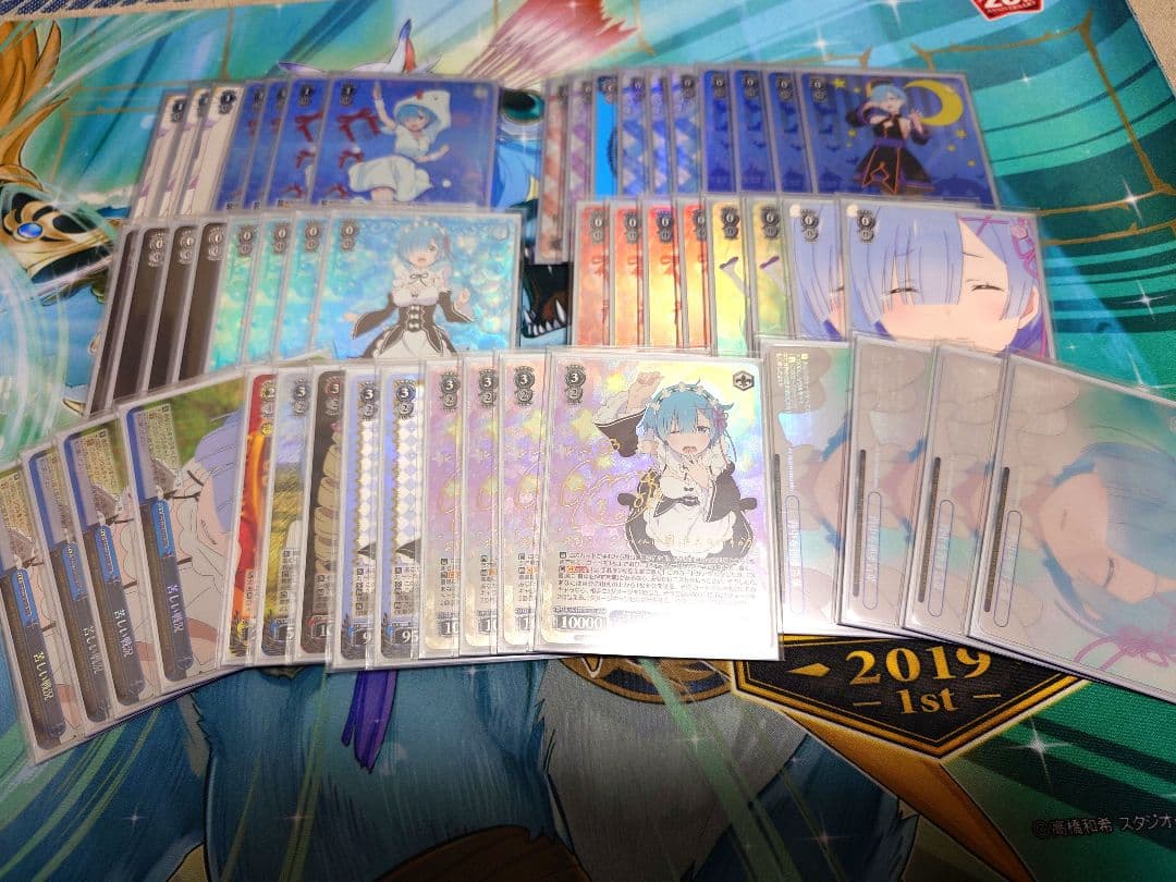 WS ヴァイスシュヴァルツ　Reゼロ リゼロ　８門デッキ　高レア多数　調整パーツ