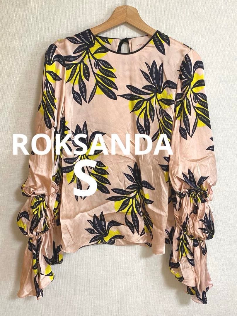 ROKSANDAロクサンダ　リーフプリント　ブラウス