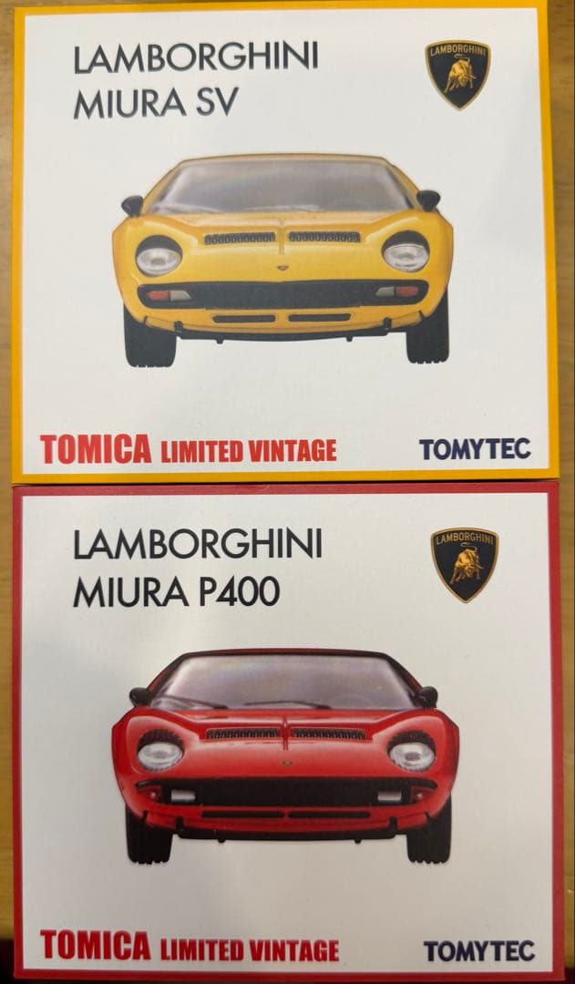 週末限定！トミカリミテッド　ランボルギーニミウラSV イエローP400レッド