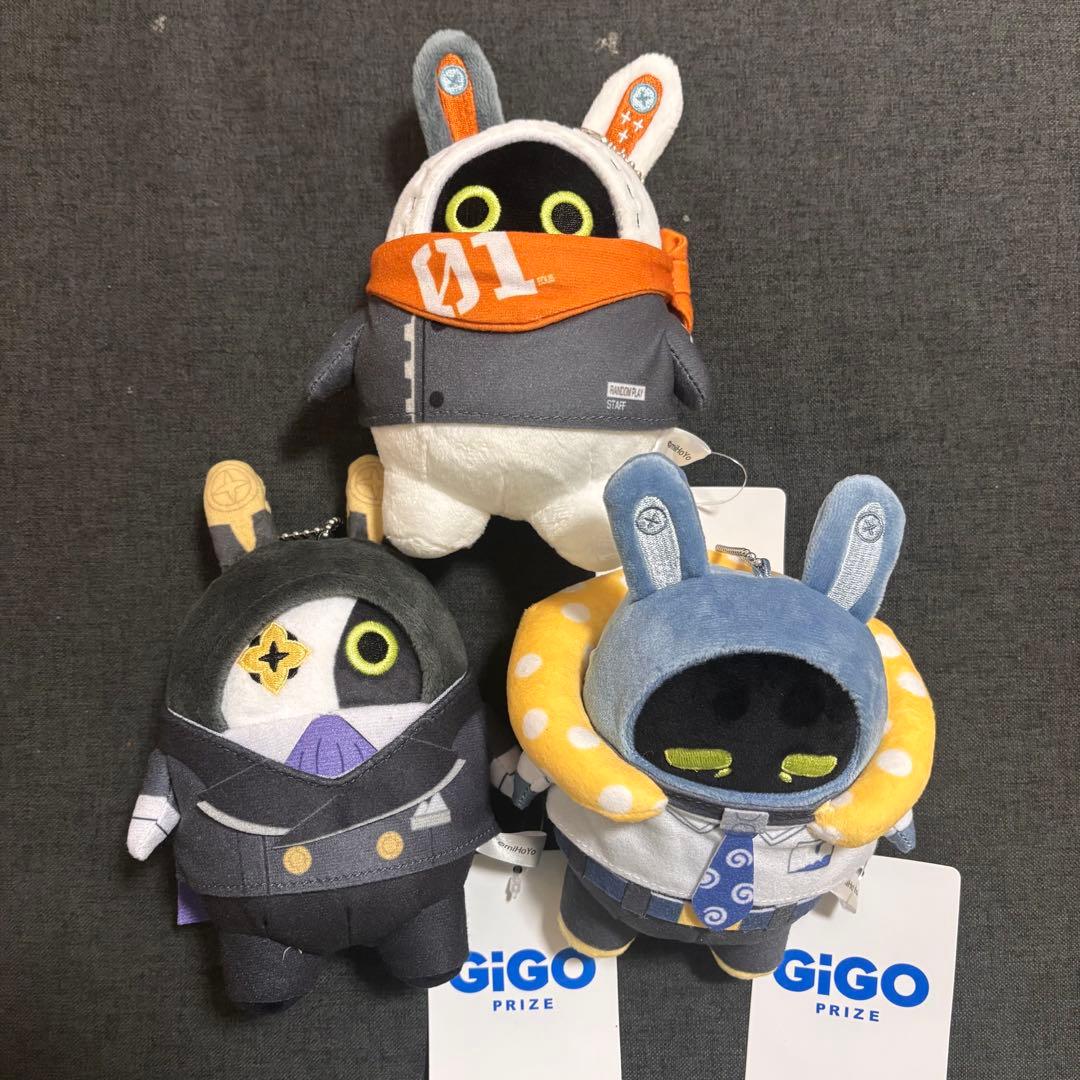 GIGO限定 ゼンゼロ ボンプ デスクトップフィギュア ぬいぐるみ コンプ