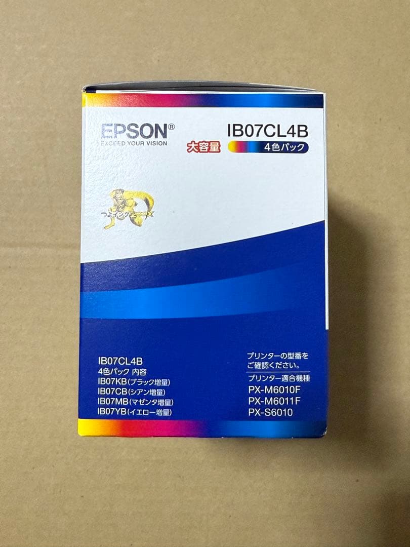 EPSON IB07CL4B 4色パック インクカートリッジ - メルカリ